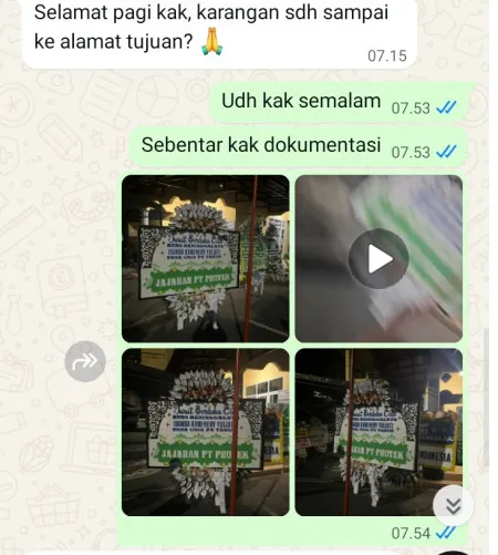 Pengiriman Papan Bunga Selamat Ulujami