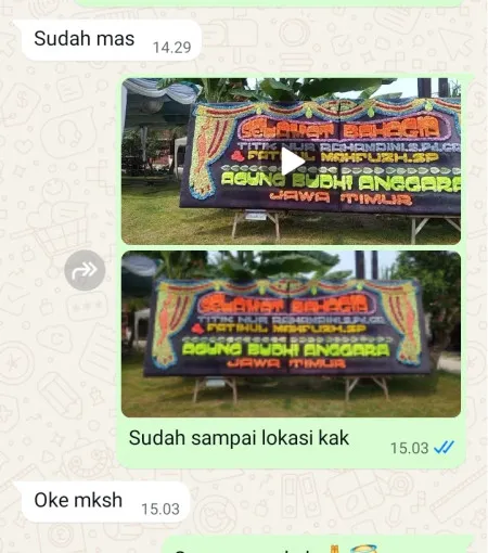 Pengiriman Papan Bunga Ulujami