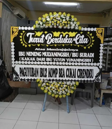 Papan Bunga Duka Ulujami